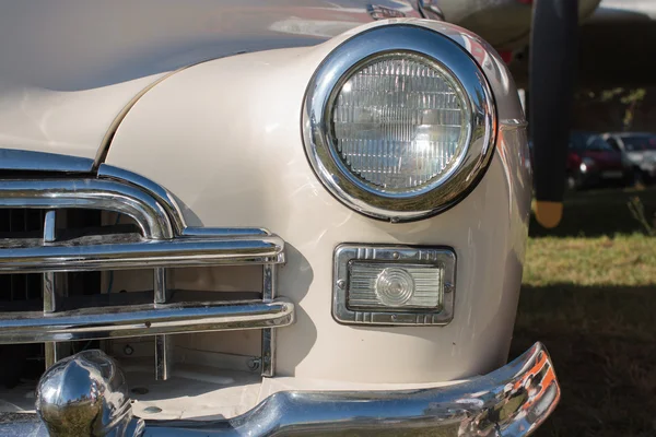 Front lights old car — Stock Photo, Image