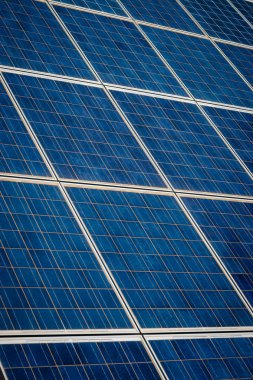 Güneş enerji santralleri - stok görüntü