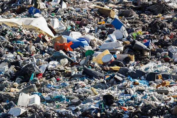 Landfill landscape — Stock Photo, Image