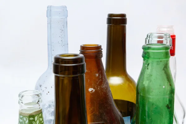 Recycling glass bottles — Stock Photo, Image