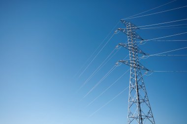 Elektrik hattı - stok görüntü