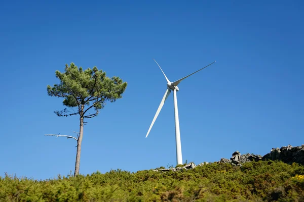 Wind energy tower - Stock image — Stock Photo, Image