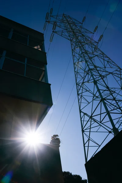 Elektřina pylon - Stock obraz — Stock fotografie