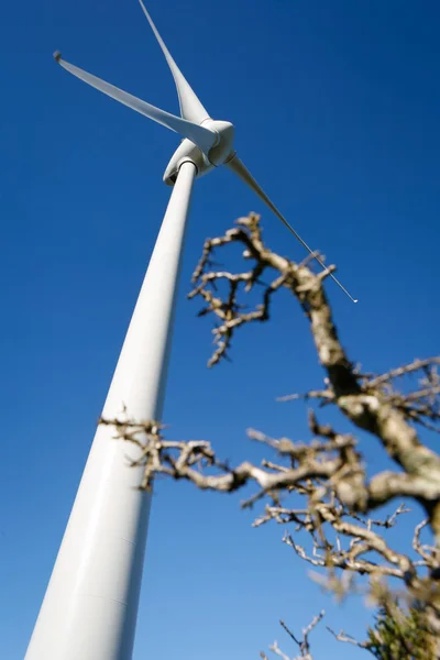 Wind energy tower - Stock image — Stock Photo, Image