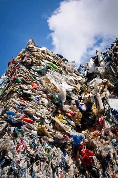 Reciclaje de plástico - Imagen de stock — Foto de Stock