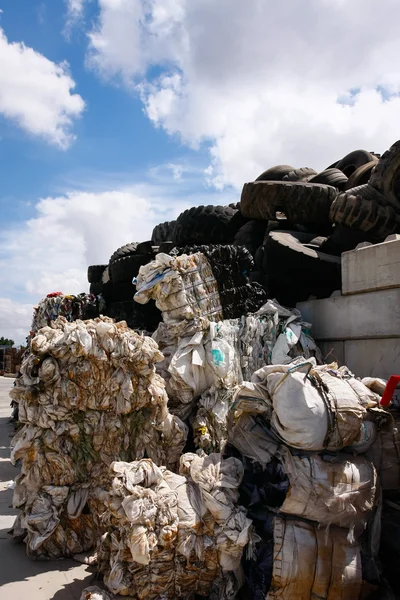 Recycling van Plastic - Stock beeld — Stockfoto