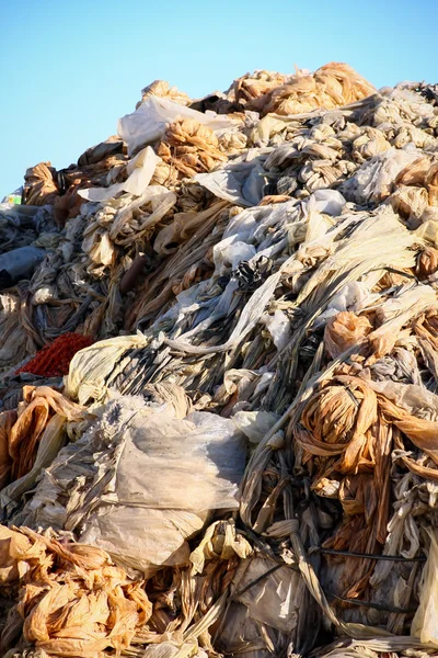 プラスチック廃棄物のリサイクル - ストック イメージ — ストック写真