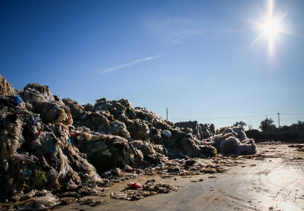 Plastik atık geri dönüşüm - stok görüntü — Stok fotoğraf