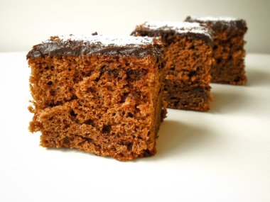 Taze çikolatalı kek - stok görüntü