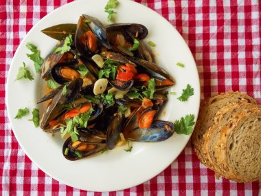 Taze balık gurme akşam yemeği - stok görüntü
