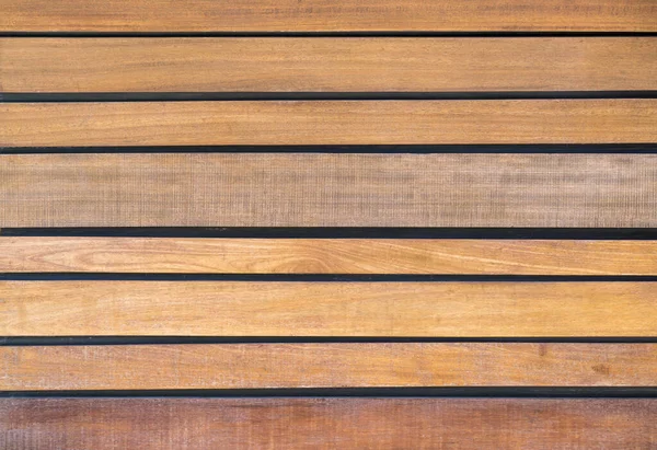 Hintergrund Und Textur Von Dekorativem Altem Holz Gestreift Auf Oberflächenwand — Stockfoto
