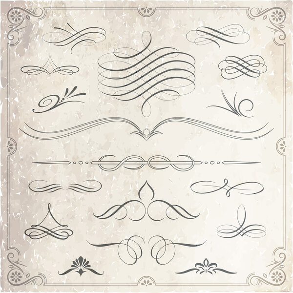 Элементы каллиграфического и декоративного дизайна
