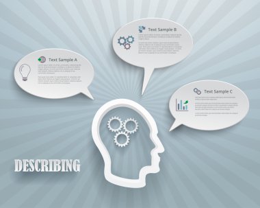 Infographic arka plan seçenekleri açıklayan