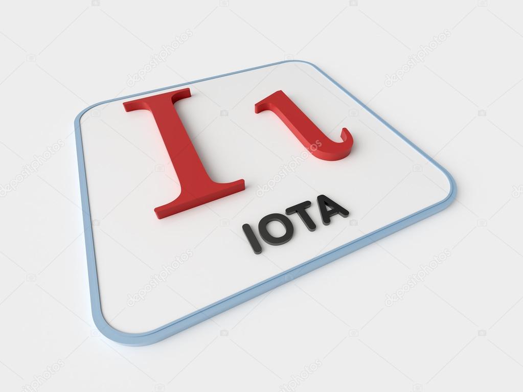 Iota Greek Symbol