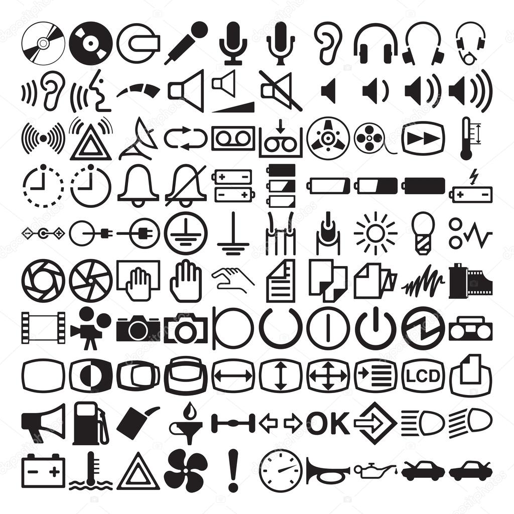 Dashboard Icons and Symbols