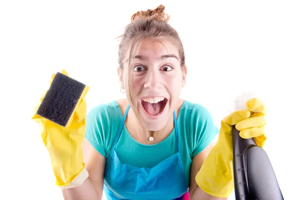 Junge Frau posiert — Stockfoto