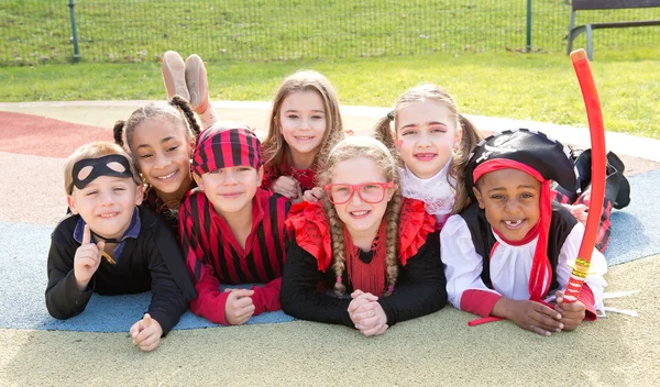 Kids on halloween — Stock Photo, Image