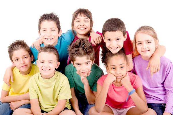 Kleine kinderen die zich voordeed — Stockfoto