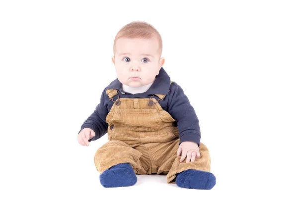 Kleine baby poseren — Stockfoto