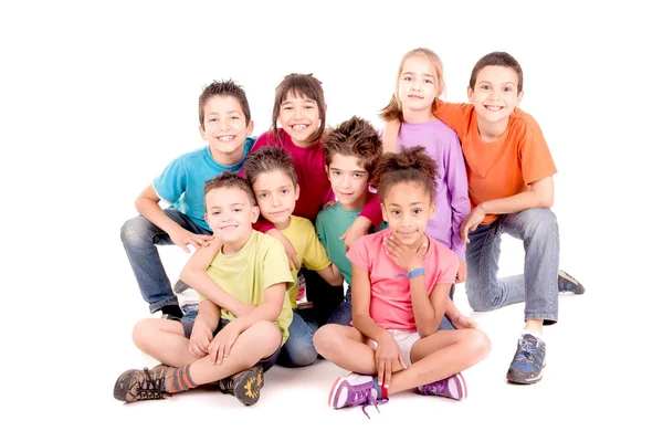 Kleine kinderen die zich voordeed — Stockfoto