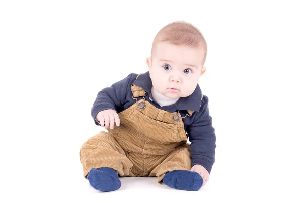 Kleine baby poseren — Stockfoto