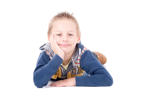 Kleine jongen poseren — Stockfoto