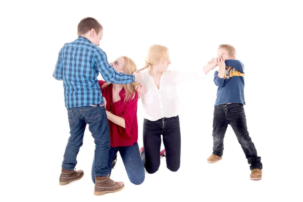 Hermanos y hermanas — Foto de Stock