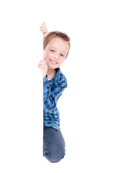 Kleine jongen poseren — Stockfoto