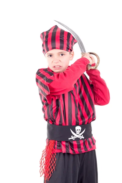 Jongen op halloween — Stockfoto