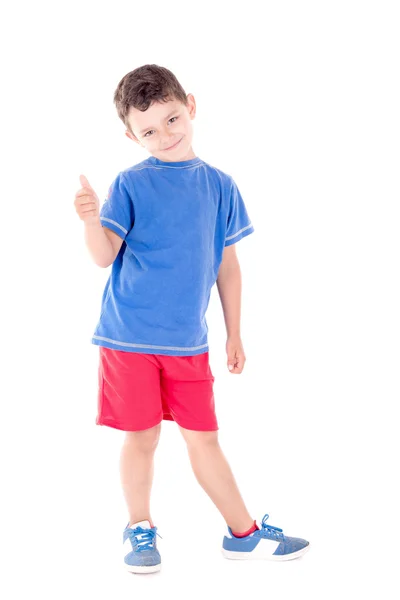 Kleine jongen poseren — Stockfoto