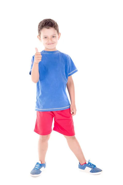 Kleine jongen poseren — Stockfoto