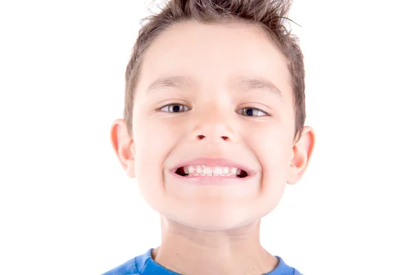 Os dentes do menino — Fotografia de Stock