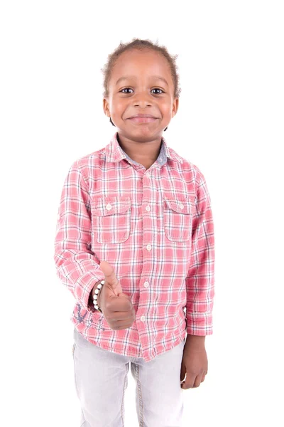 Kleine jongen poseren — Stockfoto