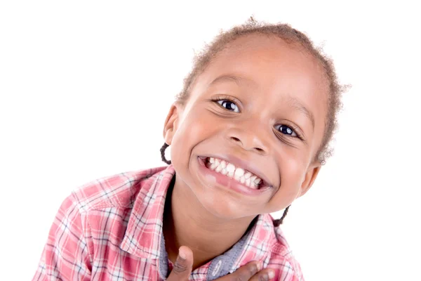 Mały chłopiec zębów — Zdjęcie stockowe
