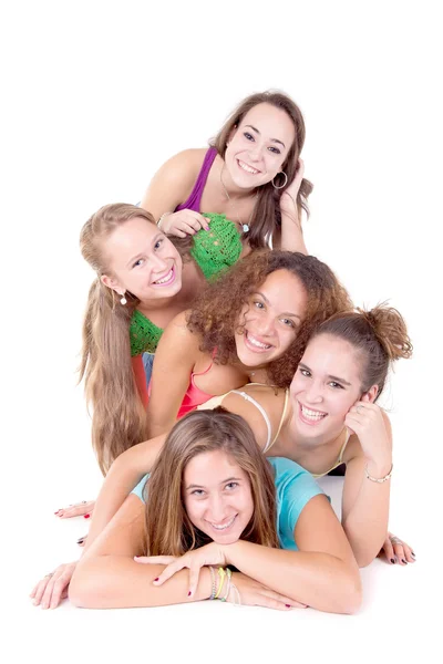 Teenager-Freunde posieren — Stockfoto