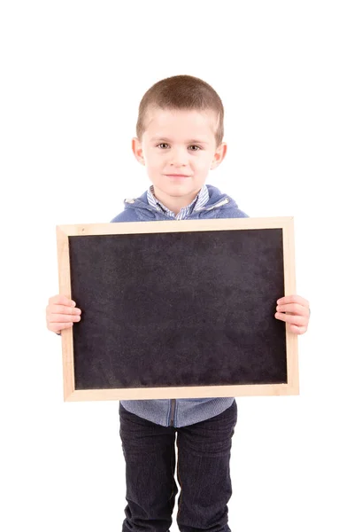 Niño Pequeño Aislado Fondo Blanco —  Fotos de Stock