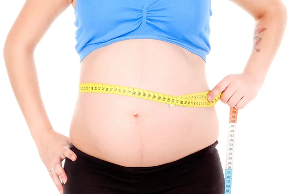 Fit pregnant woman — Stock Photo, Image