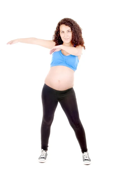 Fit femme enceinte — Photo