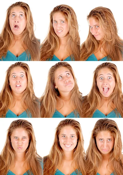 Expressão facial — Fotografia de Stock