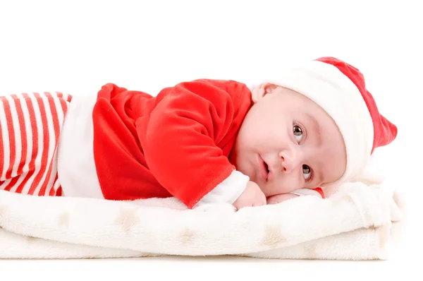 Pequeño bebé en Navidad — Foto de Stock