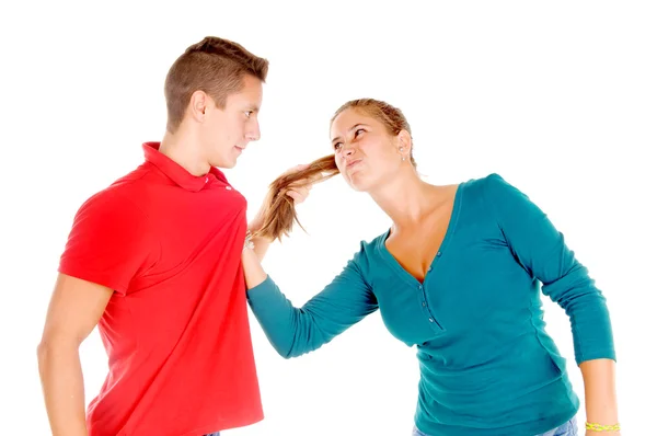 Couple having a fight — Stock Photo, Image