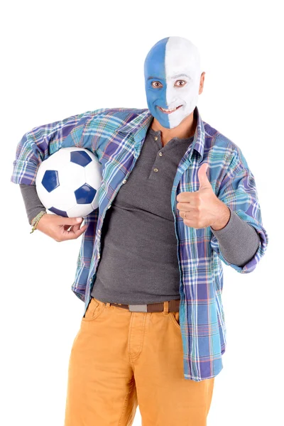 Sports man fan — Stock Photo, Image