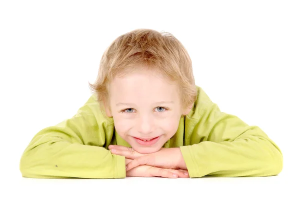 Kleine jongen poseren — Stockfoto