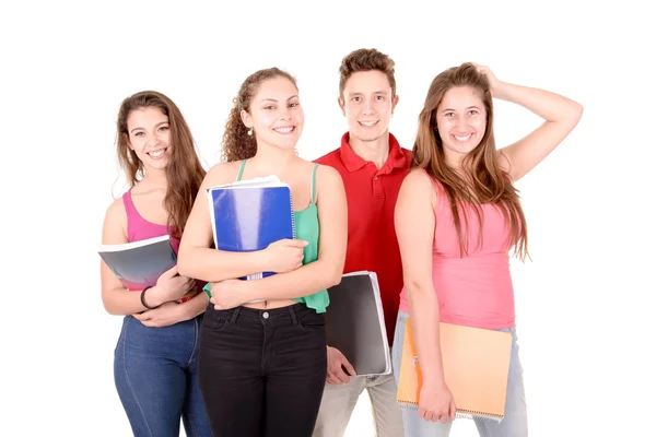 Groep van mooie studenten — Stockfoto