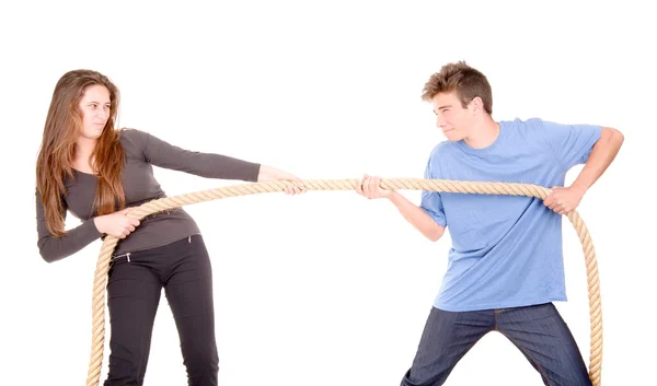 Feliz pareja joven — Foto de Stock