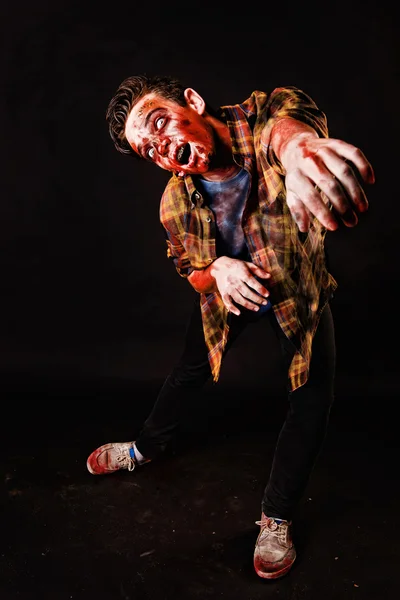 Evil male zombie — Stock Photo, Image