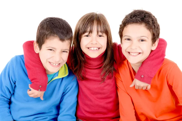 Tres niños pequeños — Foto de Stock