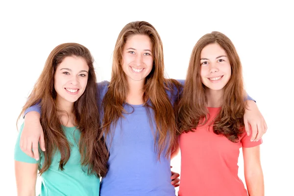 Três adolescentes meninas — Fotografia de Stock