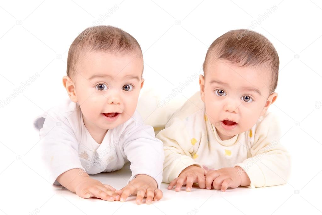 Twin Babies Pictures Images Stock Photos Depositphotos