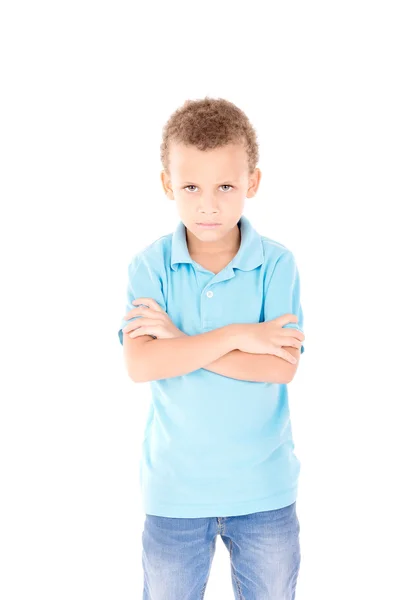 Θυμωμένος αγόρι — Φωτογραφία Αρχείου